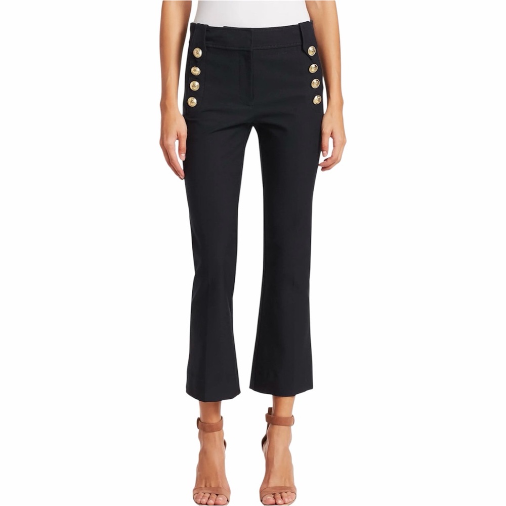 Derek Lam “Robertson” cropped flare pant.